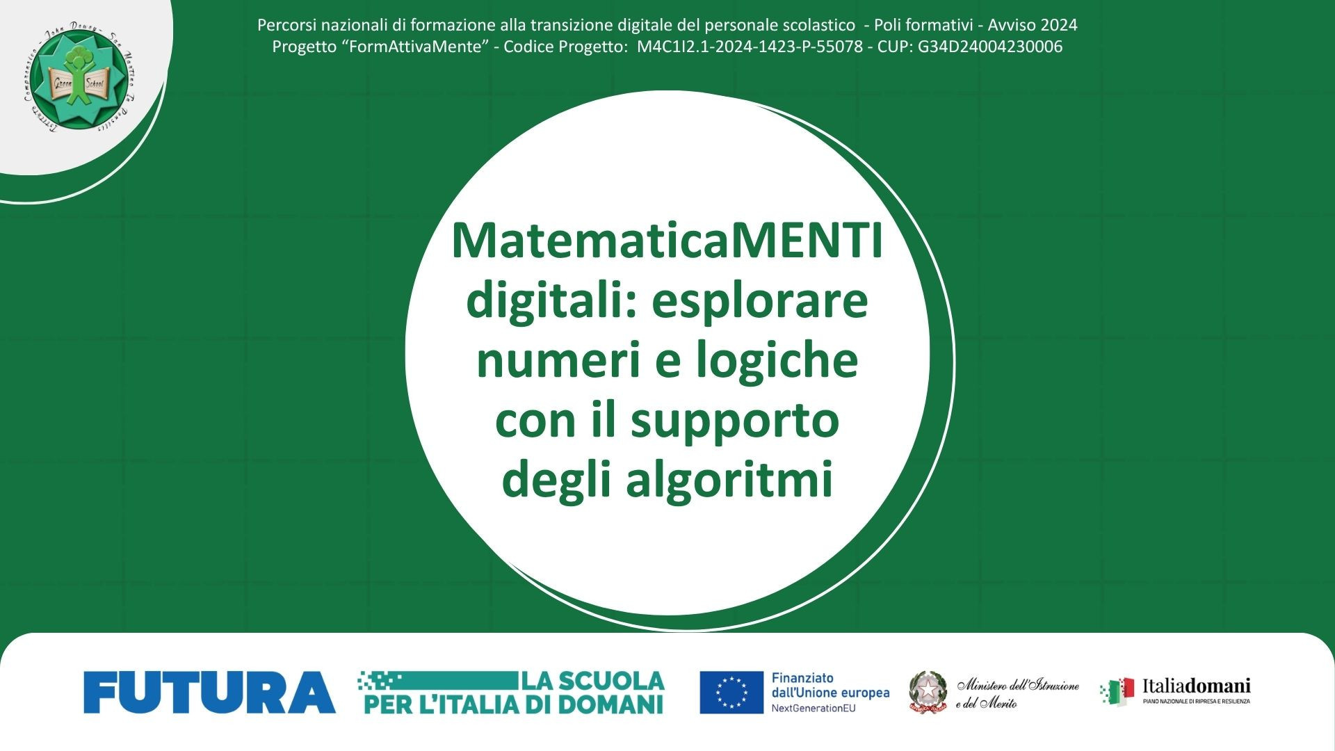 MatematicaMENTI digitali: esplorare numeri e logiche con il supporto